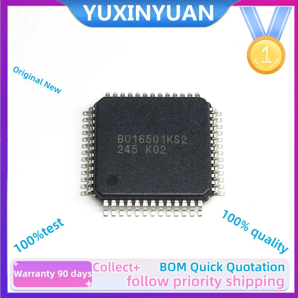 1PCS  BU16501KS2-E2  BU16501KS2  QFP52  YUXINYUAN IC in Stock100%Test