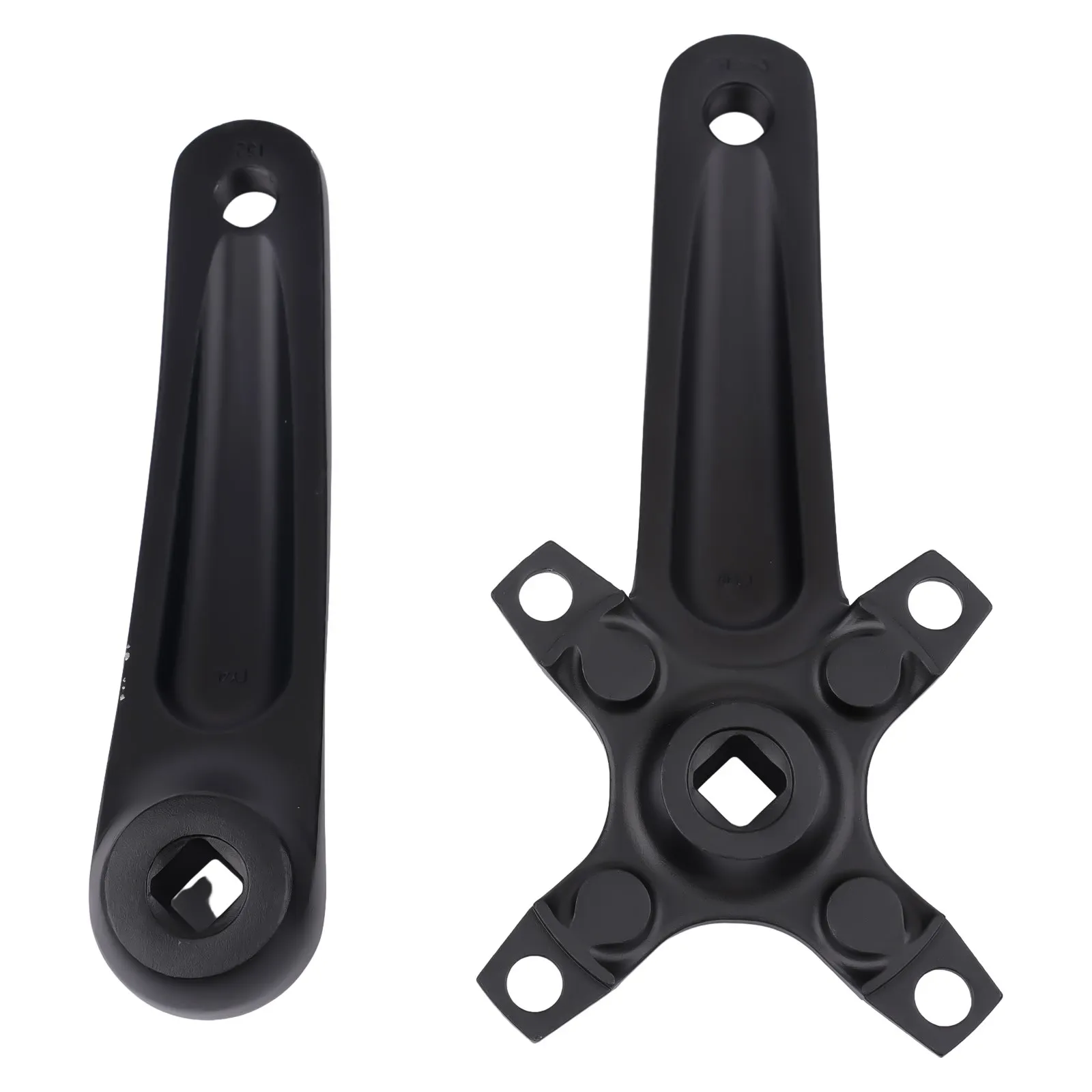 BCD104mm Length 152mm Bicycle Tooth Plate Crank Leg Specification 9/16 Speed:7-12S 23*10*8cm Aluminum Alloy Black High Quality