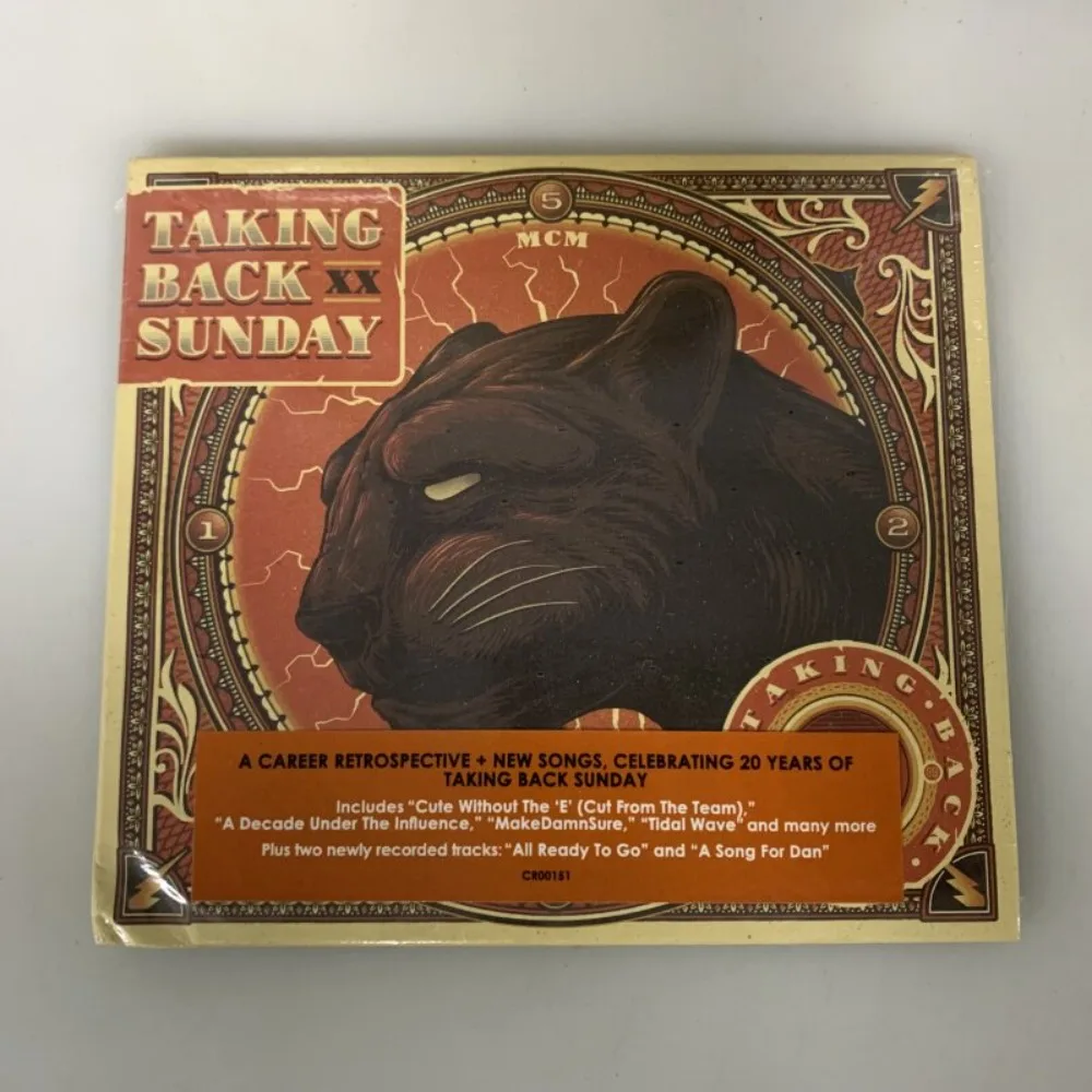 CD 'Twenty' American Pop Punk Alternative Rock Taking Back Sunday Compilation 2019 20-year Career Retrospective 2010s Nostalgic