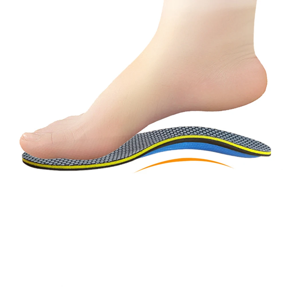 

2 Pair Arch Support Insoles For Flat Feet Eva Foot Valgus Varus Relief Insoles Breathable Orthotic Shoe Inserts For Hiking