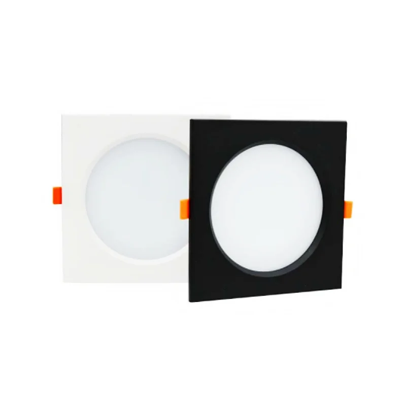 Single and double head downlight grille panel light Square embedded ultra-thin LED light gall spot light indoor lighting