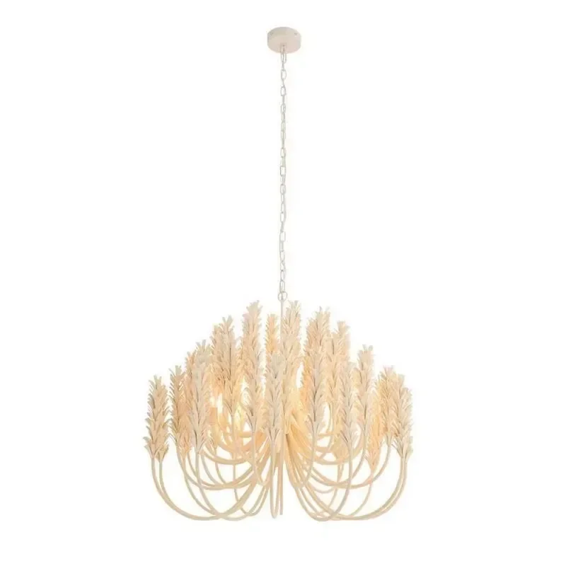 for American Modern Art Simple Living Room Home Interior Hotel Decoration Beige LED Ceiling Light New Design