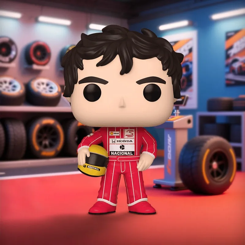 Funko Pop Original Racing Car F1 الفاخرة Vestapan سيارة ألعاب شخصيات الحركة للبنين بنات أطفال هدية تحصيل نموذج الحلي