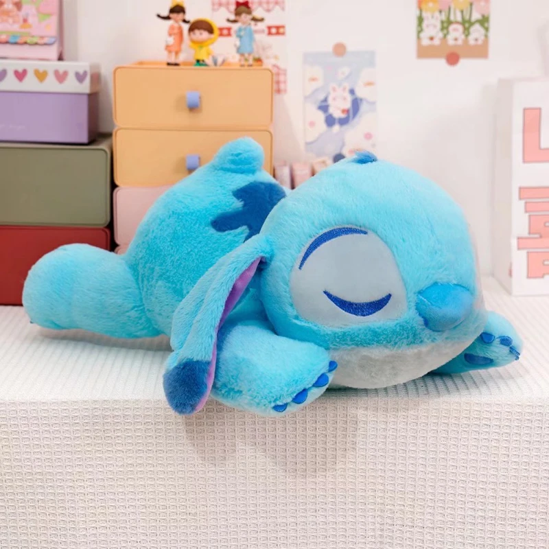 

50cm Kawaii Disney Stitch Series Lying Position Stitch Cute Soft stuffed Animal Plush Toy Pillow kids christmas birthday Gifts