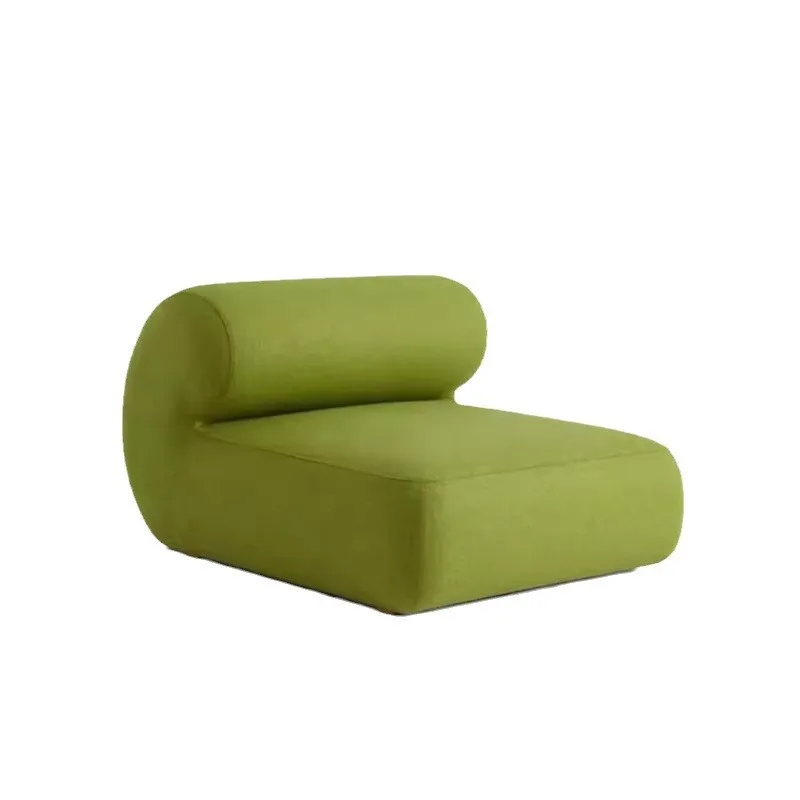 

Modern simple cream style fabric sofa new designer small apartment living room model room special-shaped sofa