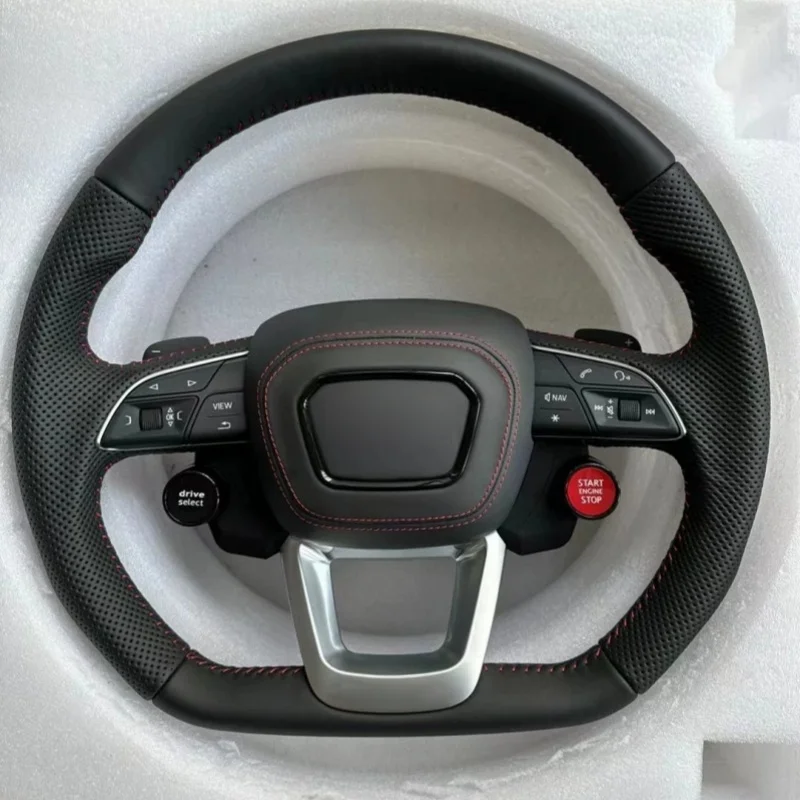 New Model Steering Wheel For Audi A5L  A5L A6L A7 Q5L Upgraded Flat-bottom Sports Multi-Function Steering Wheel Suitable
