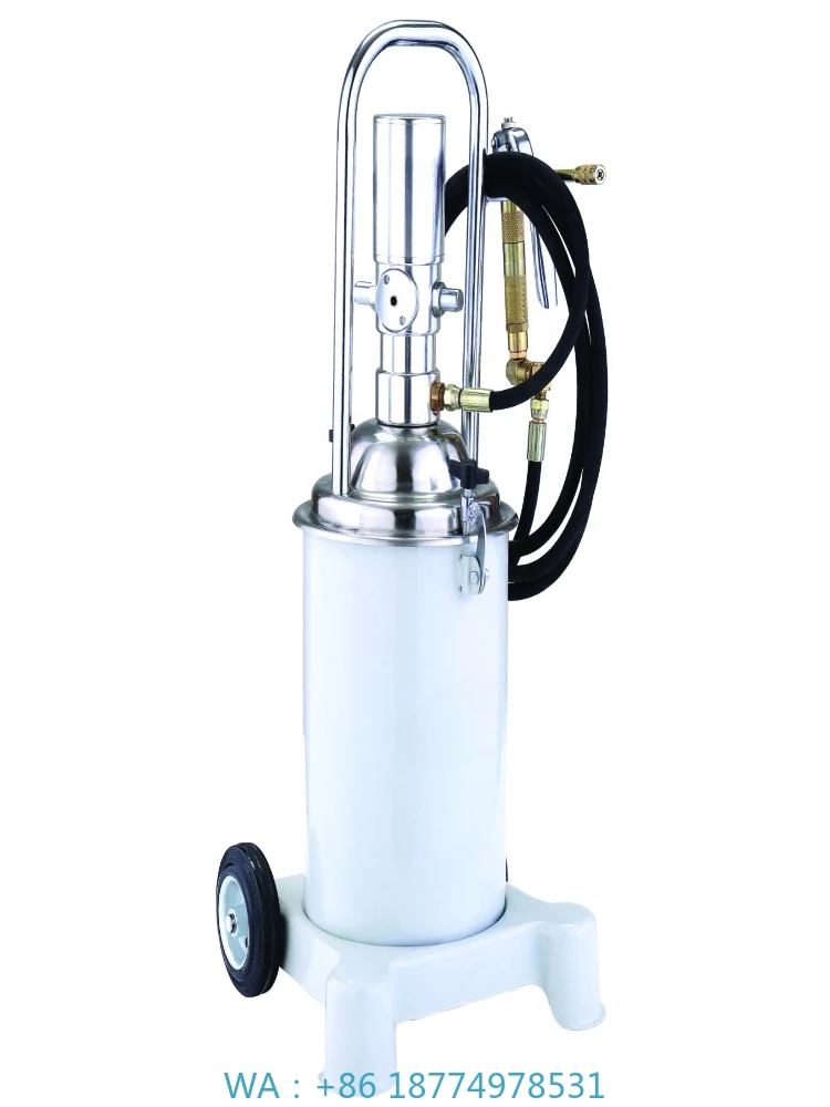 

Wheel-mounted Air Operated Grease Pump 13kg 50:1 High Pressure Pneumatic Grease Pump