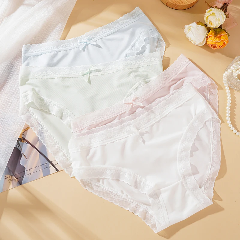 Thumbnail 2 - #14 Cheap Womens Lace Trim Comfort Panties Worth Buying