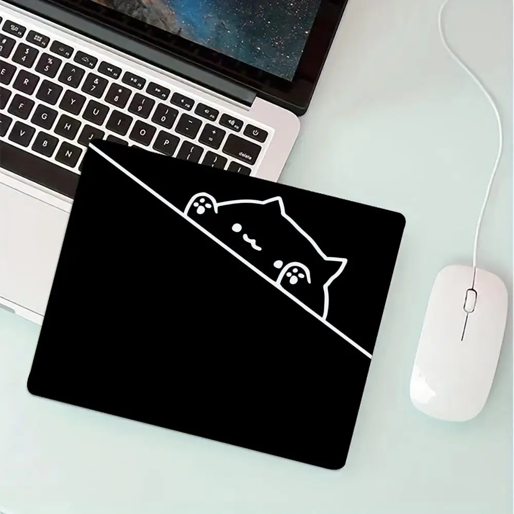 

Cute cat illustration Mouse Pad Desk Mat pc accessories rubber anti-slip keypad gaming mats suitable for office and games