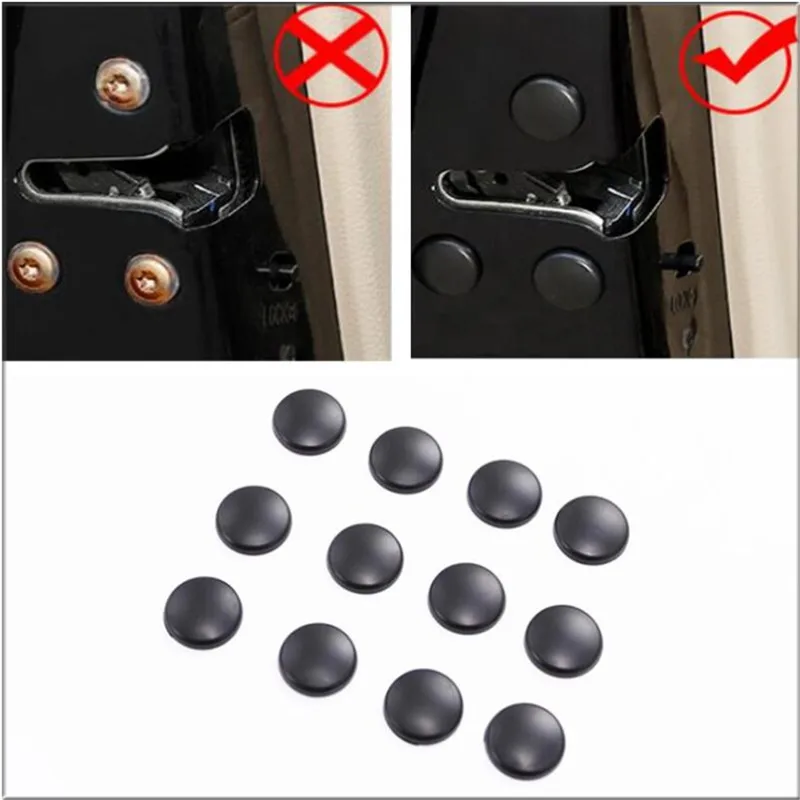 12Pc Car Door Lock Screw Protector Cover Accessories For Cadillac ATS BLS CTS XT4 XT5 ATSL XTS STS SRX Escalade