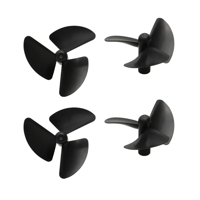 2Pair RC Bait Boat High Power Propeller Dia 38mm Shaft Hole 2.2mm 3-Blade Paddle with Large Thrust for Model Toys Ship 390 Motor