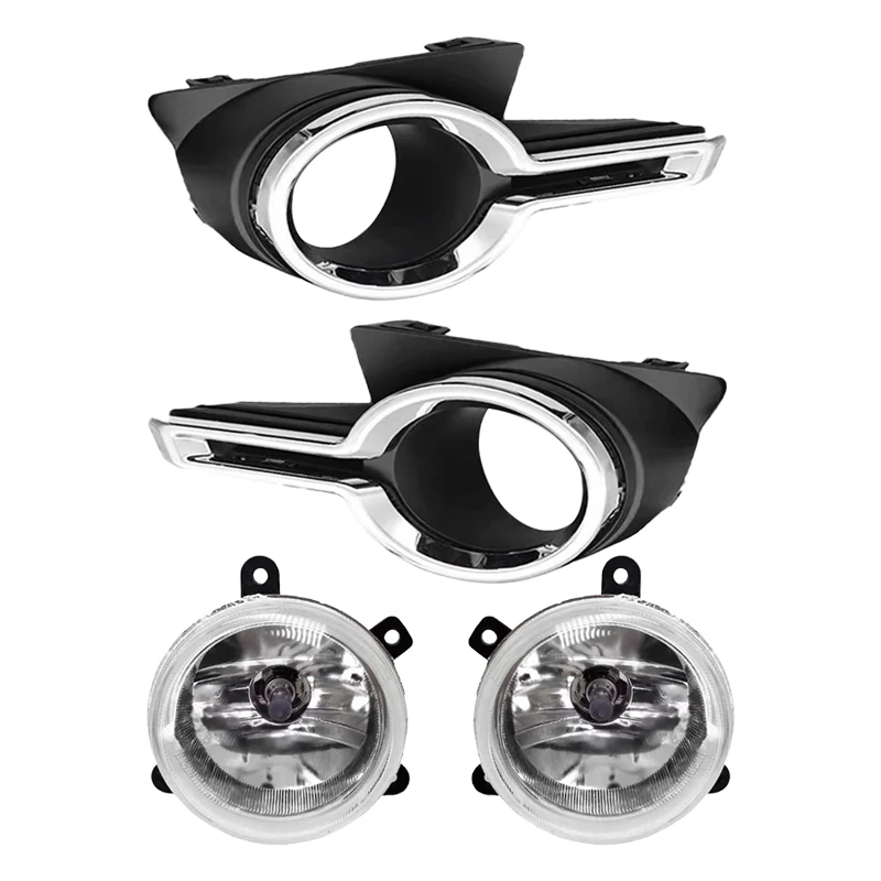 

Customer customization For JMC Vigus Work 2018 2019 2020 2021 LED Bulbs Halogen Fog Lights Fog Lampshade Cover Frame