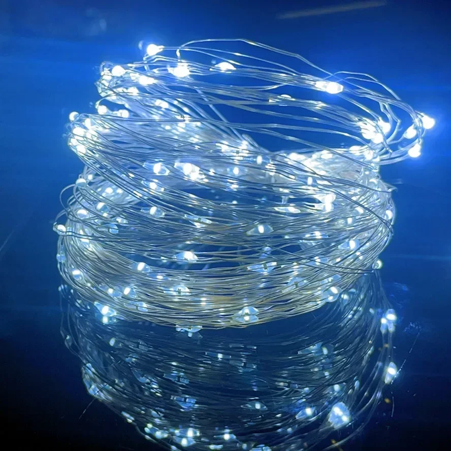 Copper Wire Lamp Remote Control Lamp USB Copper Wire Lamp String Star Lamp Room Outdoor Exposed Atmosphere Lamp Decorative Lamp