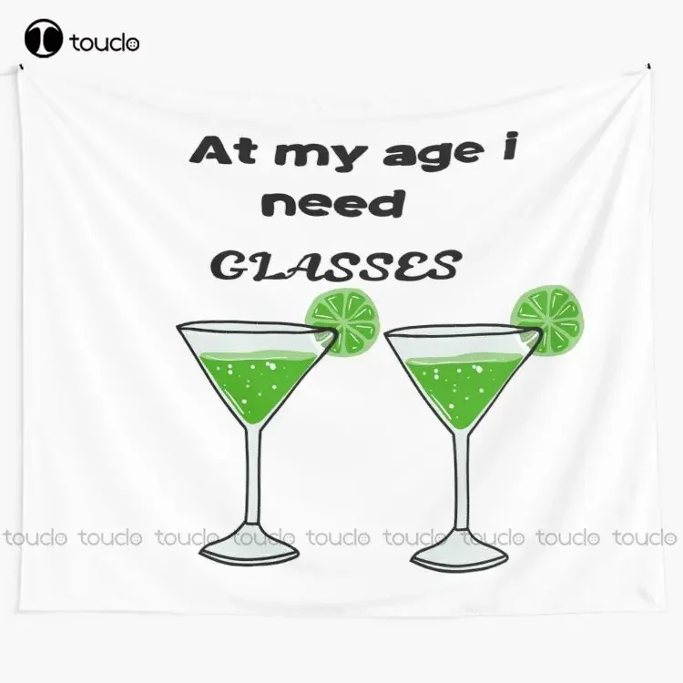 New At My Age I Need Glasses  Tapestry Music Tapestry Tapestry Wall Hanging For Living Room Bedroom Dorm Room Home Decor