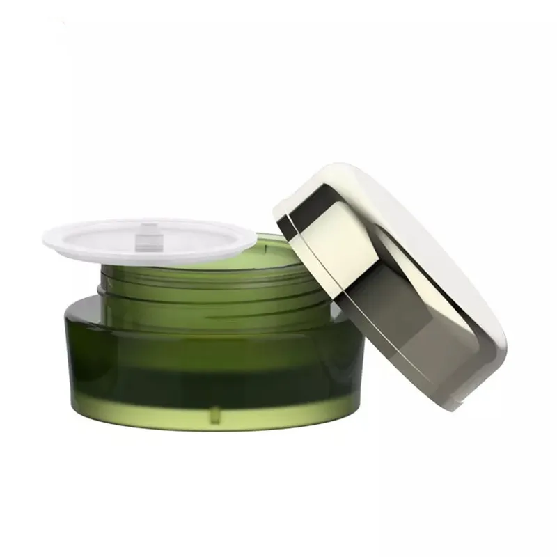 Natural Round Figure Products 15g 30g 50g Plastic PMMA Inner Cosmetic Acrylic Cream Jar