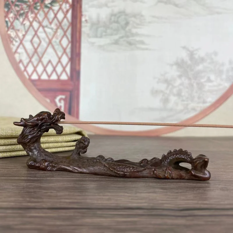 

Incense Burner Creative Dragon Design Backflow Incense Holder Incense Stick Holder Study Room Tea Table Incense Seat Ornament Ho