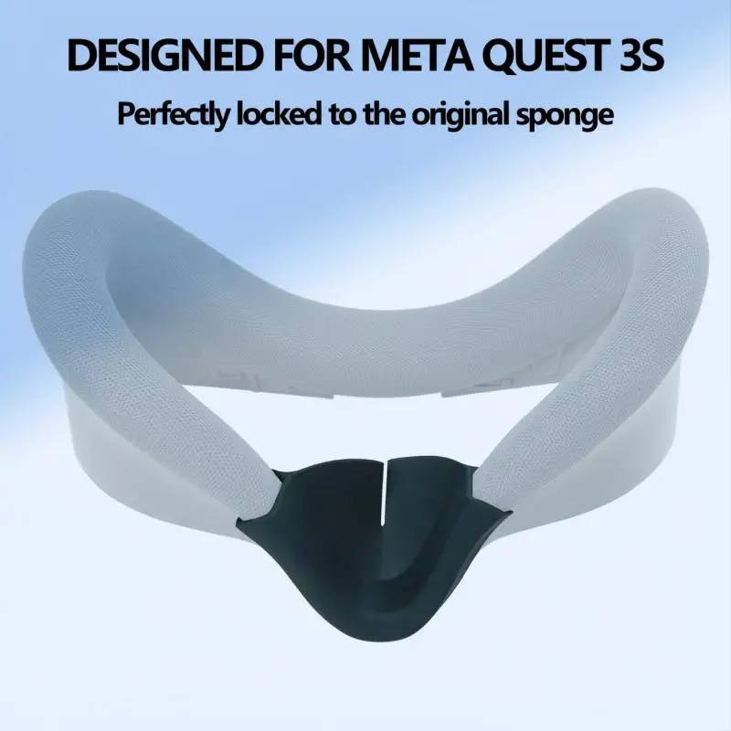 Compatible with Meta Quest 3/3S light-blocking nose pads, washable VR glasses, and all-in-one devices