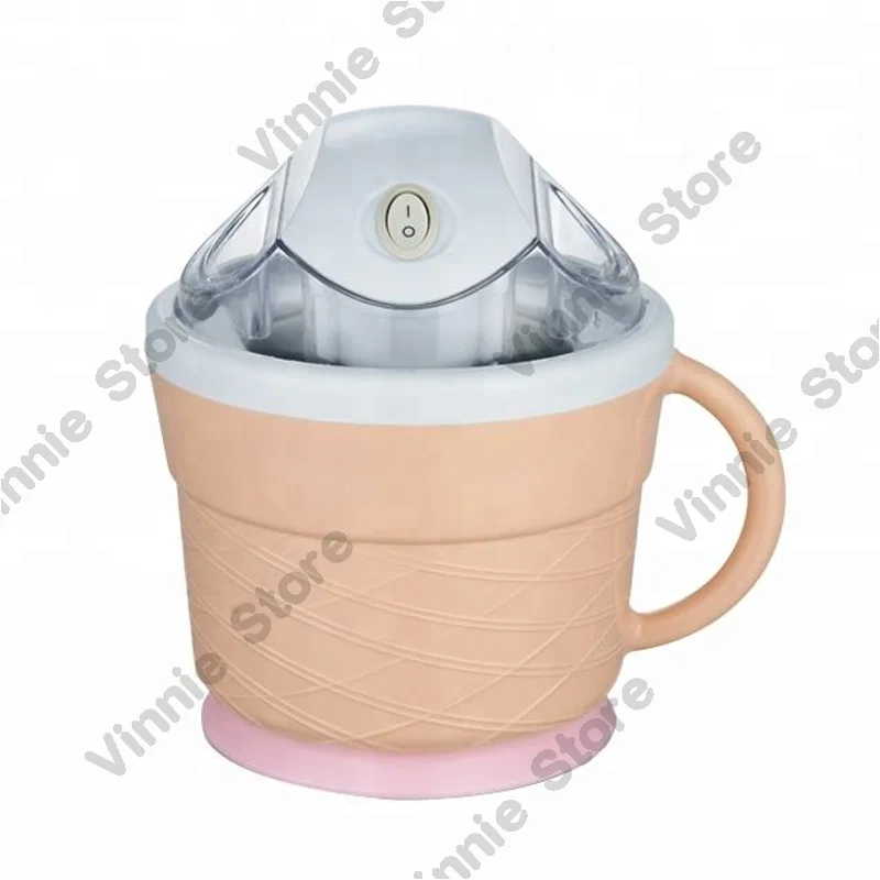 Portable one-cup frozen 0.5-liter ice cream machine, suitable for travel and family.
