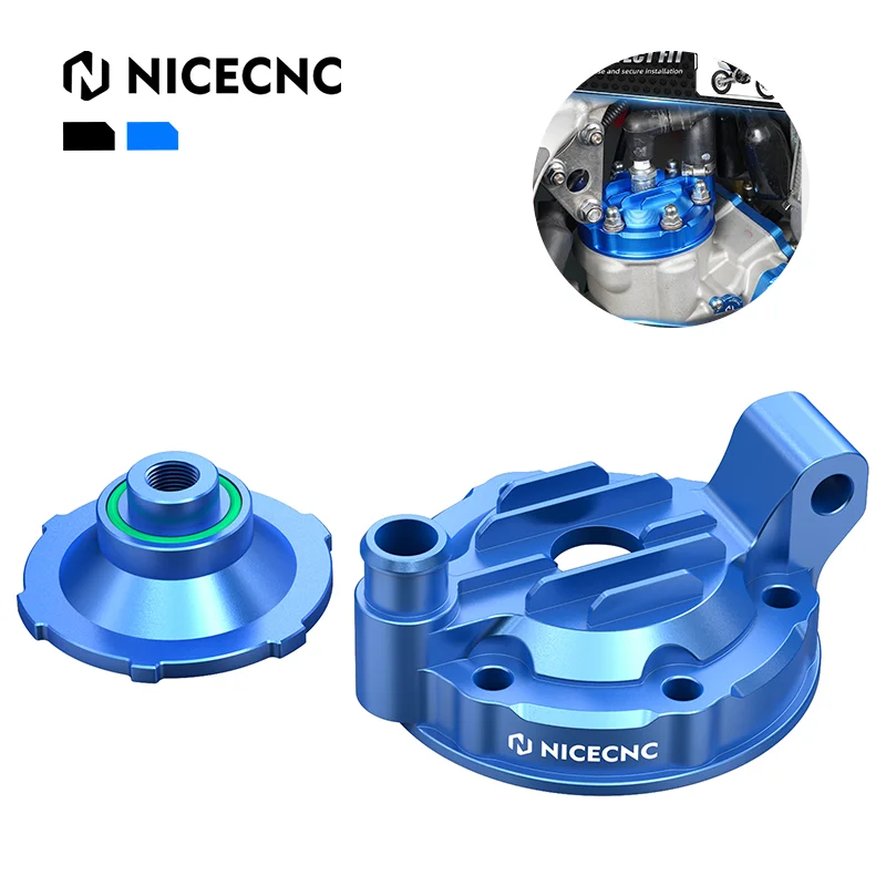 NiceCNC For Yamaha YZ250 YZ 250 2002-2024 2022 Cylinder Head Cover Top Cap Motocross Engine Cylinder Head Cap Guard Aluminum