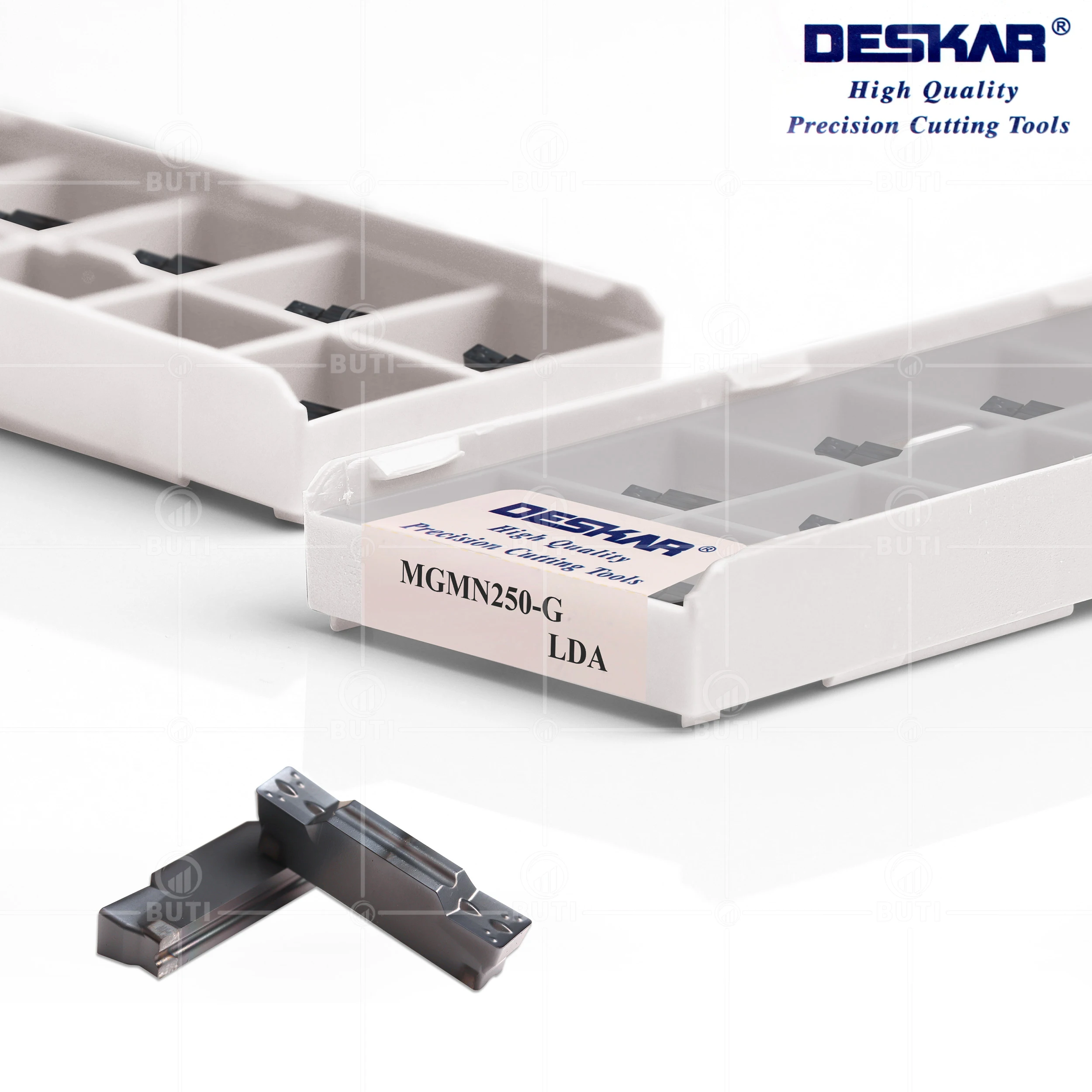 Imagem -02 - Deskar 100 Original Mgmn150-g 200-g 250-g 300-m 400-m 500-m Lda Grooving Torneamento Ferramentas Cnc Torno Cortador de Corte de Carboneto Inserções