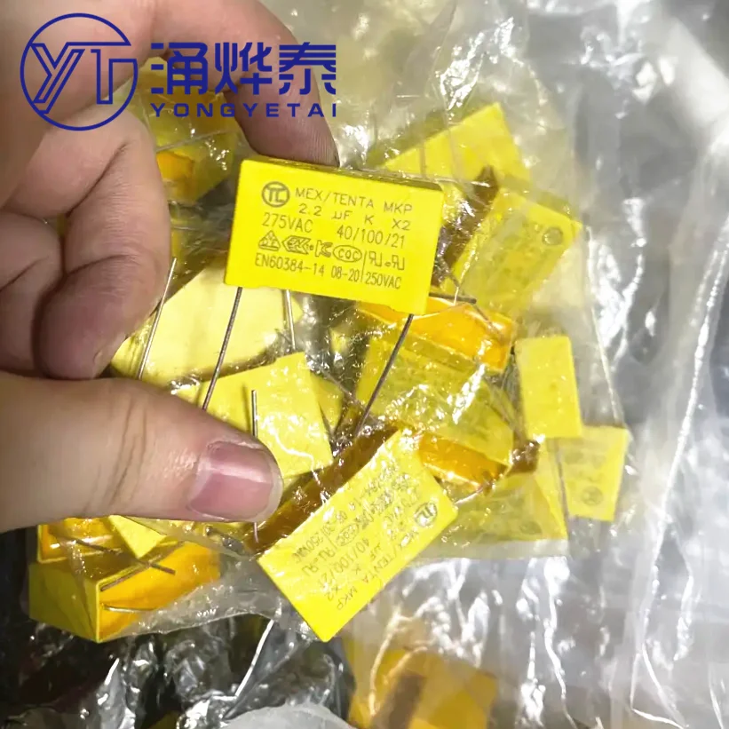 Clearance sale 2PCS X2 Safety Capacitor 275VAC 0.15UF0.33UF0.47UF0.56UF0.68UF0.82UF 1.5UF2.2UF Fan Induction Cooker Capacitor