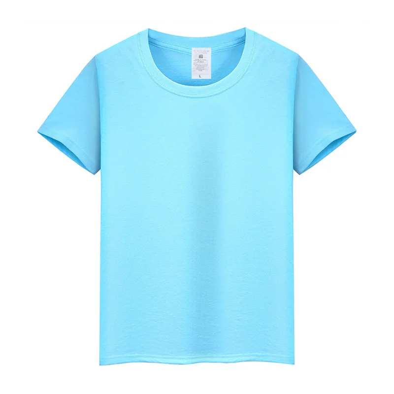 100%Cotton Oversized Summer T shirts for Women Men Brown Casual Female Korean Streetwear Tees Unisex Basic Solid Young Cool Tops