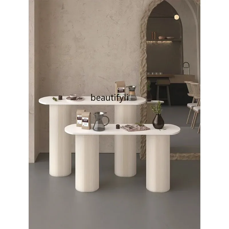 A506 Display stand Shelf Storage Window Display Cabinet Paper Entrance Table