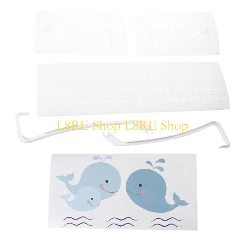 L8RE Plastic Baffle Anti Direct Blowing Comfortable Air Supply Shield Plastic Texture