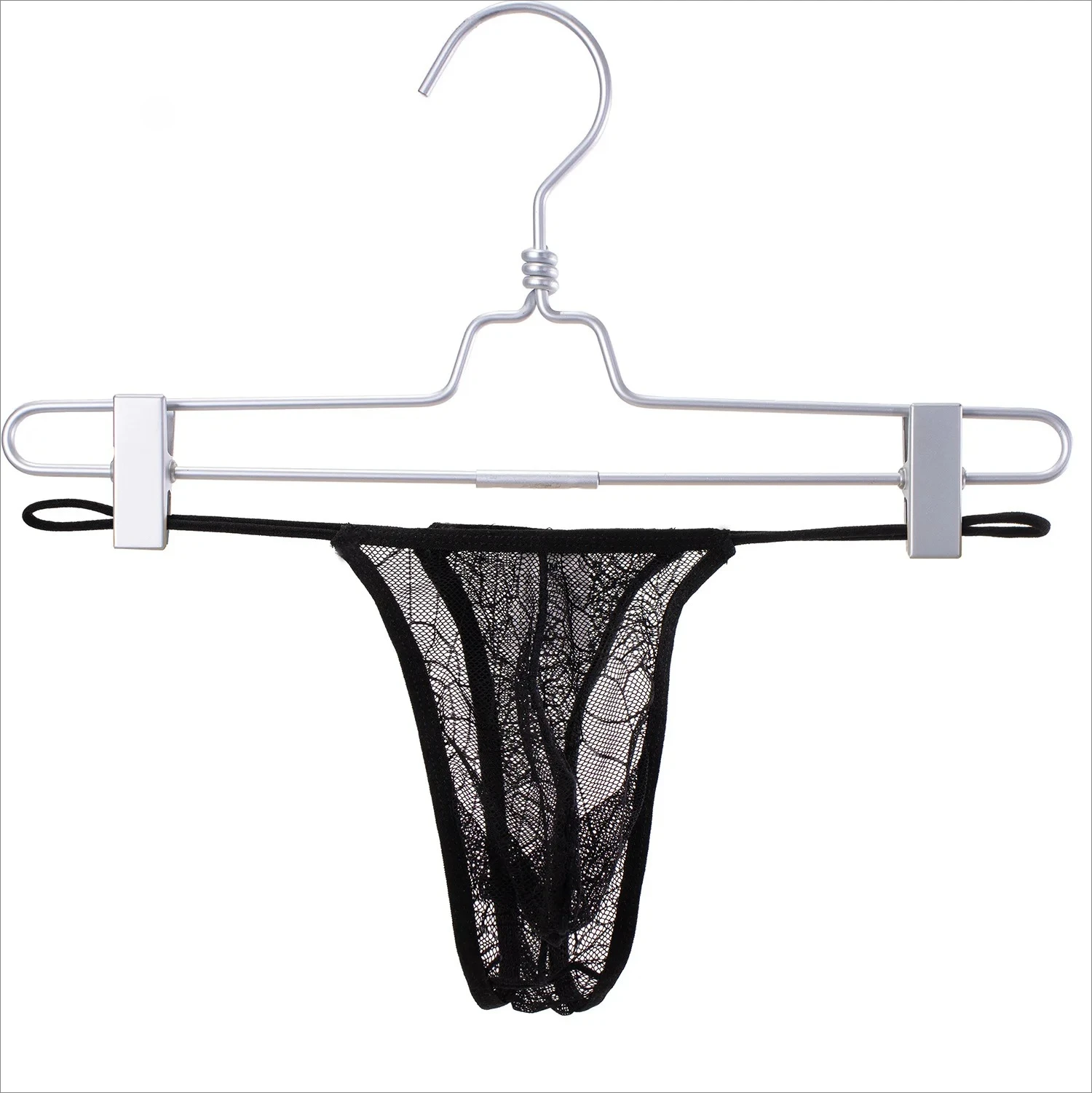 Spider Web Lace Mesh Sheer Thong for Men Sexy Bulge Knicker Gays Low Waist U Convex Pouch G-String Thin Elastic T-back Underwear