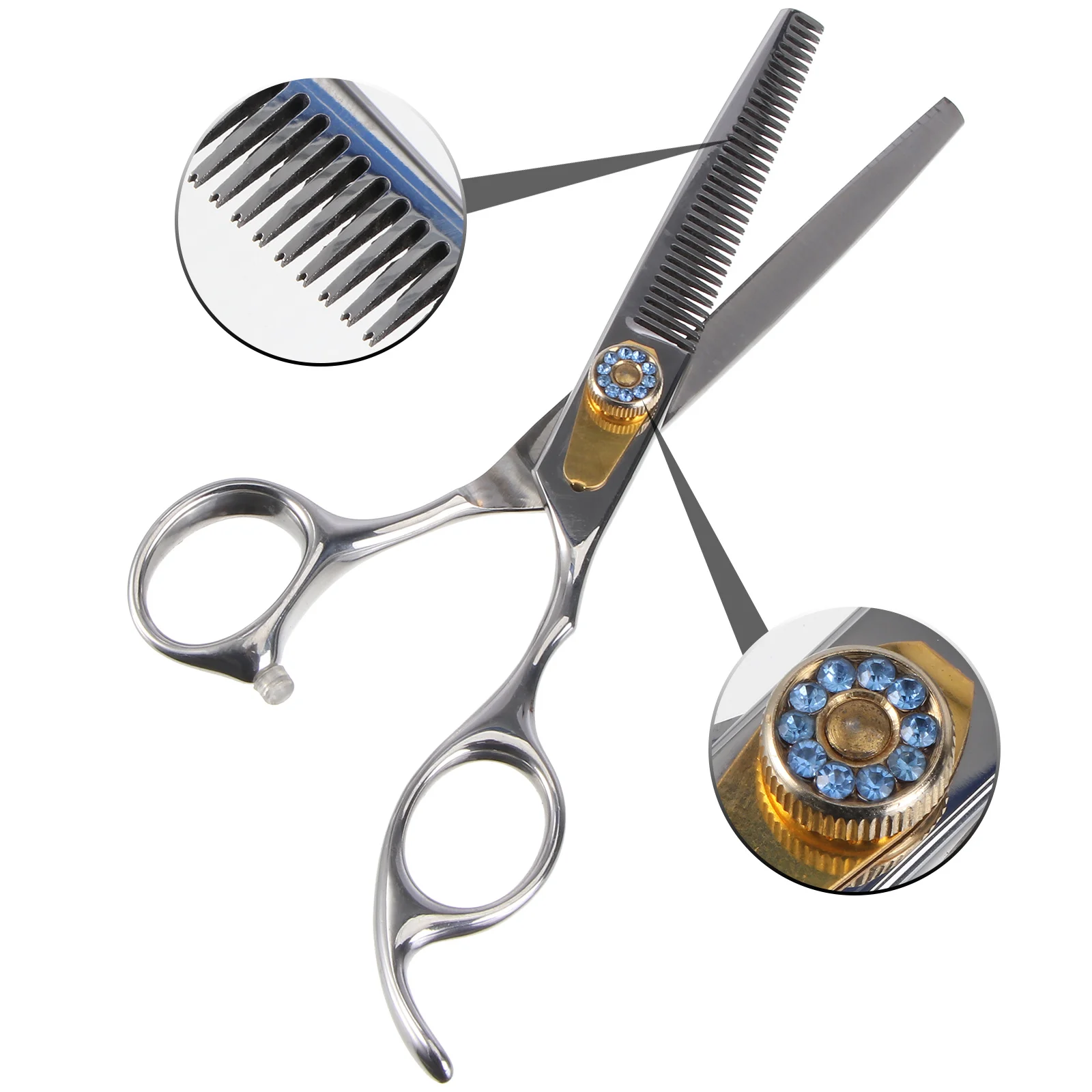 

1Pcs Hair Cutting Shear Rust Resistant Barber Scissor for Home Salon Use Fine Tip Thinning Clipper Hairdressing Tool Kit