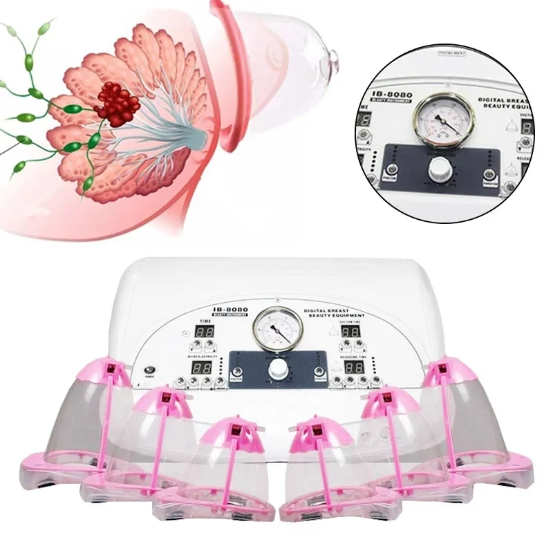 & Buttocks Enlargement Vibration Massage Body Cupping Breast Care Vacuum Therapy