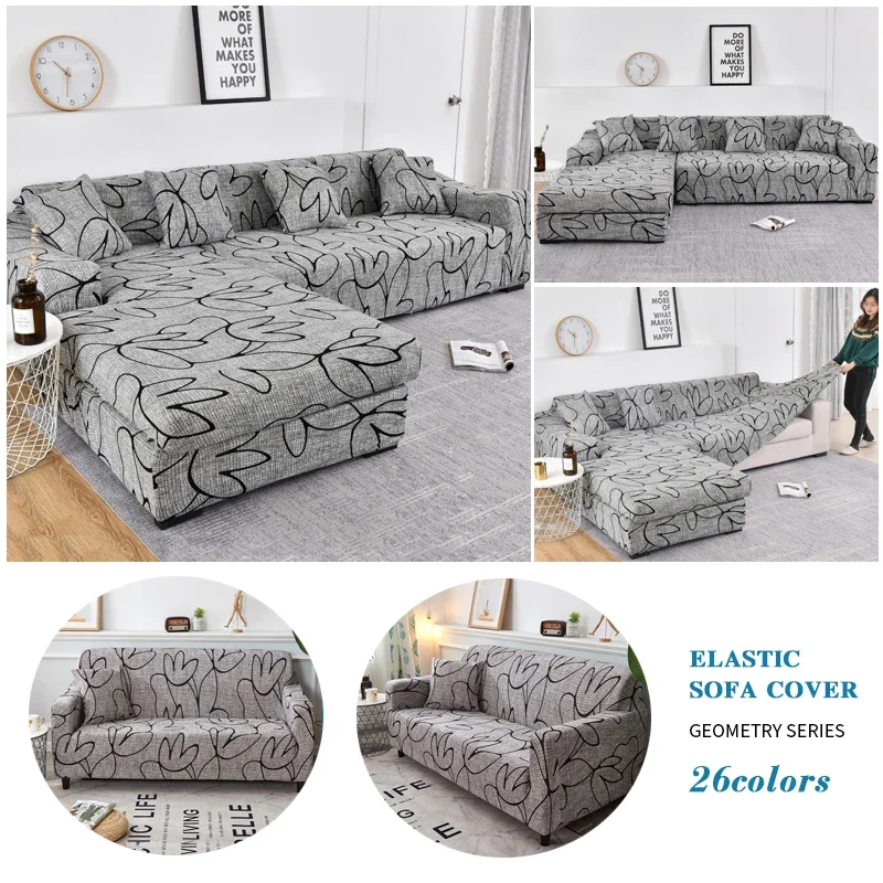 sofa cover elastic couch cover sectional chair cover It needs if corner sofa your 2pieces cover sofa order sofa L-shape is