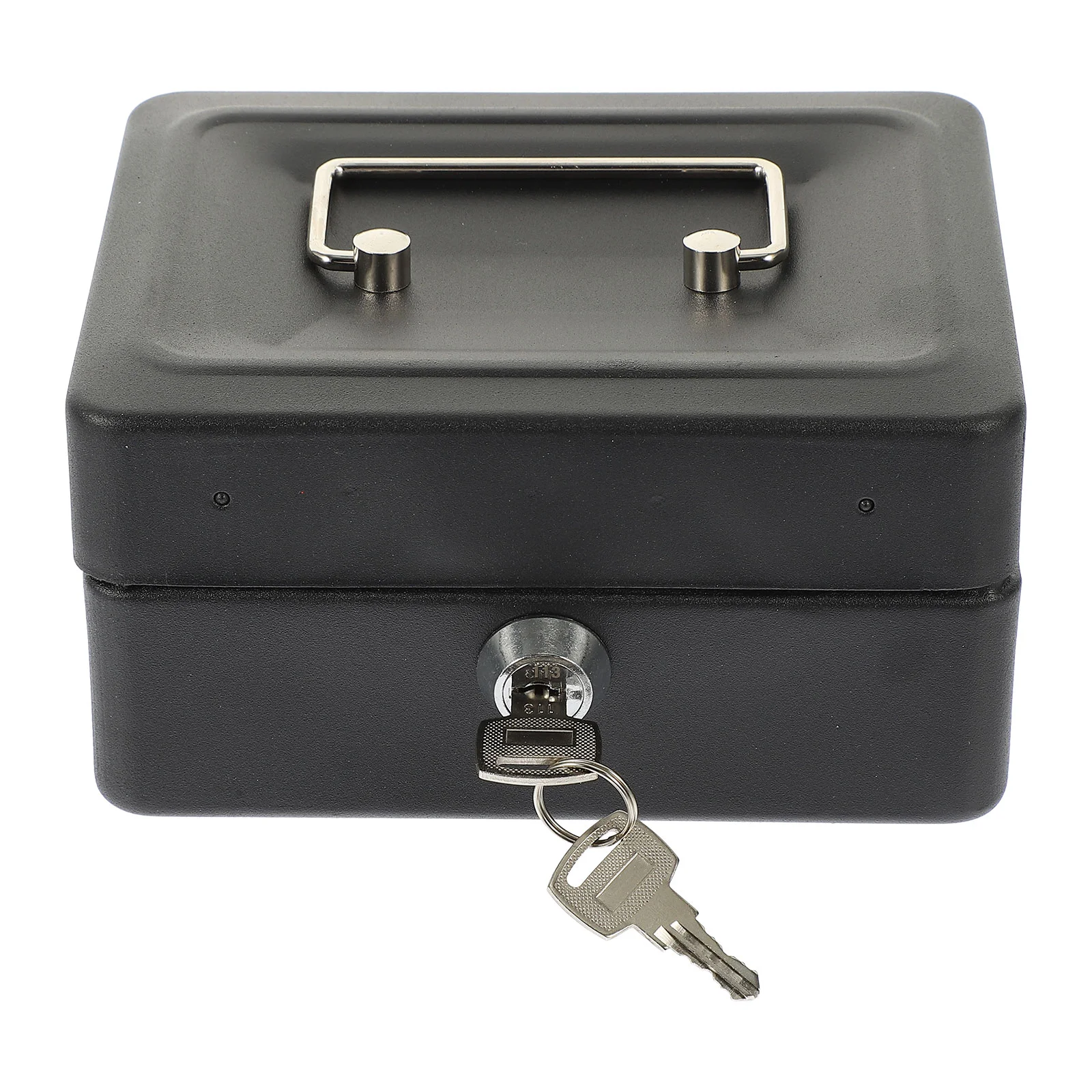 Steel Storage Cabinet Lockbox For Money Box with Lock Cash Holder Credential File Protection Case