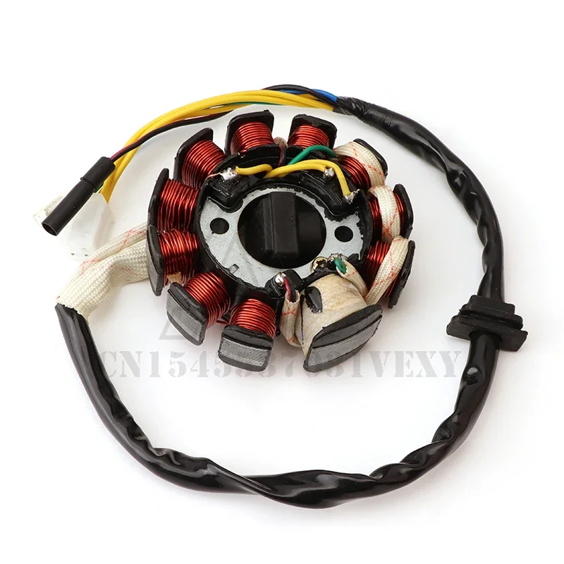 Motorcycle Parts GY6-125 Generator Magneto Ignition Stator Coil 11 Pole Suitable for 125cc 150cc Scooter ATV Kart