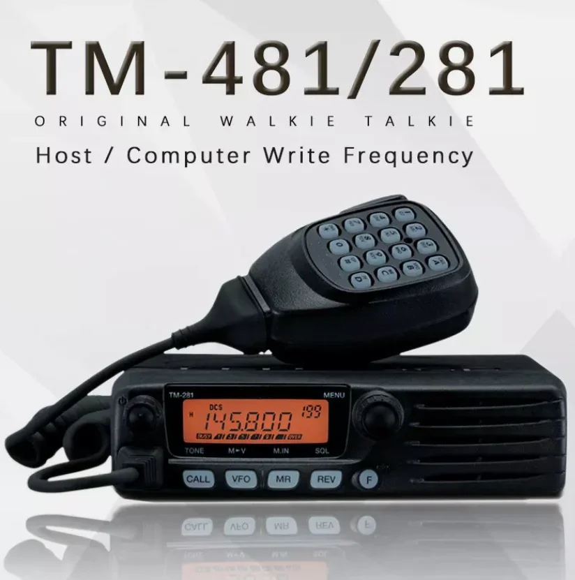 TM-481A 400-470MHz FMTransceiver kenwood Mobile Radio Car Transceiver 10-50KM45W