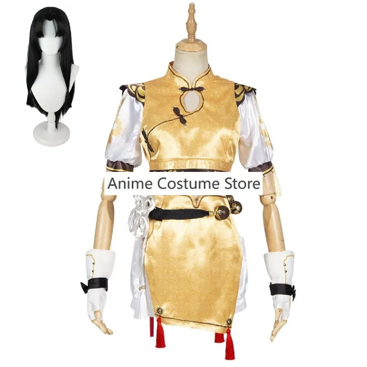 Tsuchimikado Hutao Kurumi Cosplay Costume Game Naraka: Bladepoint Halloween Top Skirt Wig Anime Man Sexy Woman Hu Tao Suit