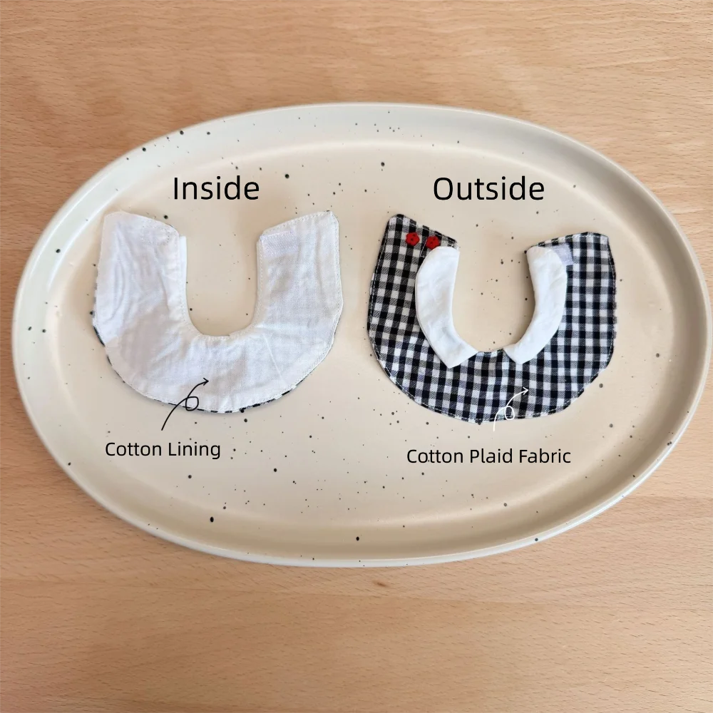 Kawaii Macaron Outfit Kleding Geruite Katoenen Kostuums Verkleedaccessoire 10cm Katoenen Kleding voor 10cm Accessoire