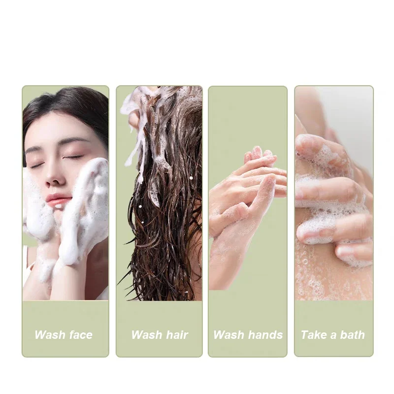China's Beloved Lanolin Double Layered Fragrance Soap,Face Body Moisturizing Exfoliation Cleanser,Sheep Fat Washing Bath Soap