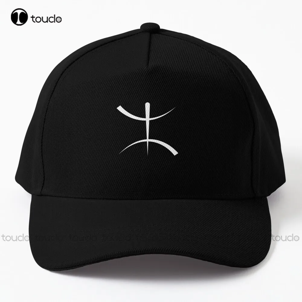 Amazigh Symbol Logo - Amazigh Atlas Rif Kbayle Gifts Baseball Cap Barber Cap For Men Outdoor Cotton Cap Sun Hats Streetwear Gift