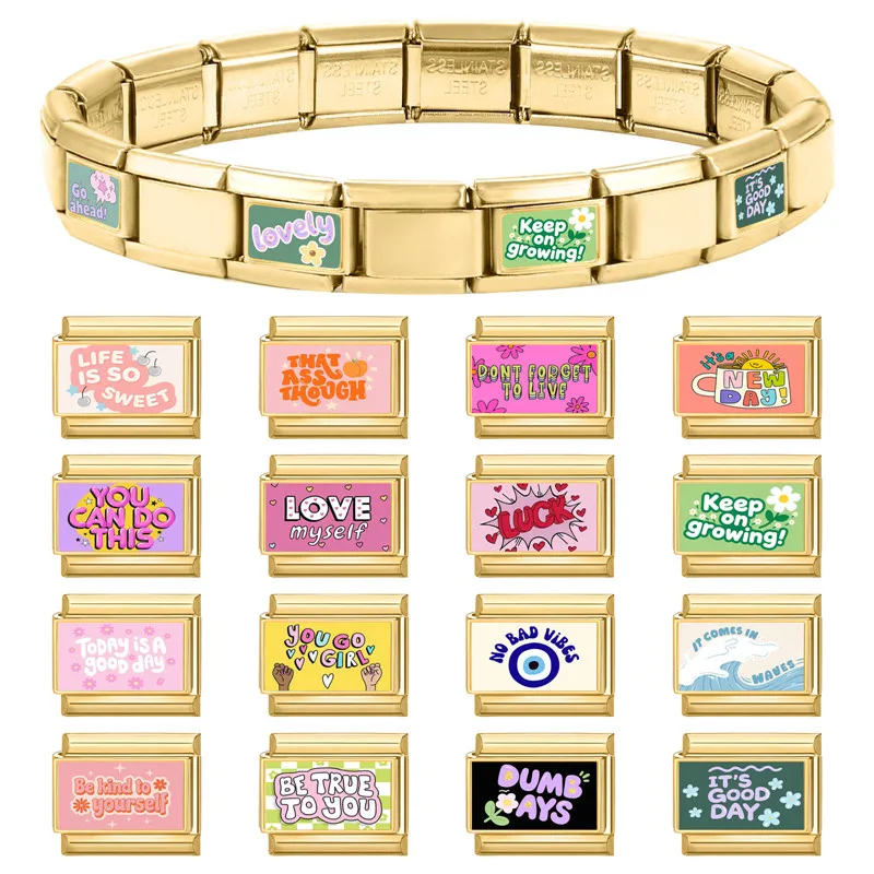 جديد جميل الحيوانات الأليفة القطط والكلاب وصلات سحرية إيطالية تناسب 9 مللي متر سوار الفولاذ المقاوم للصدأ النساء الرجال DIY بها بنفسك صنع المجوهرات #2