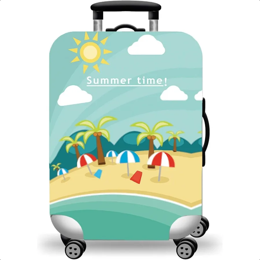 

Travel Lage Cover Baggage Suitcase Cover Protector Skins 1832 Inch Beach M (for 2224 inch lage )