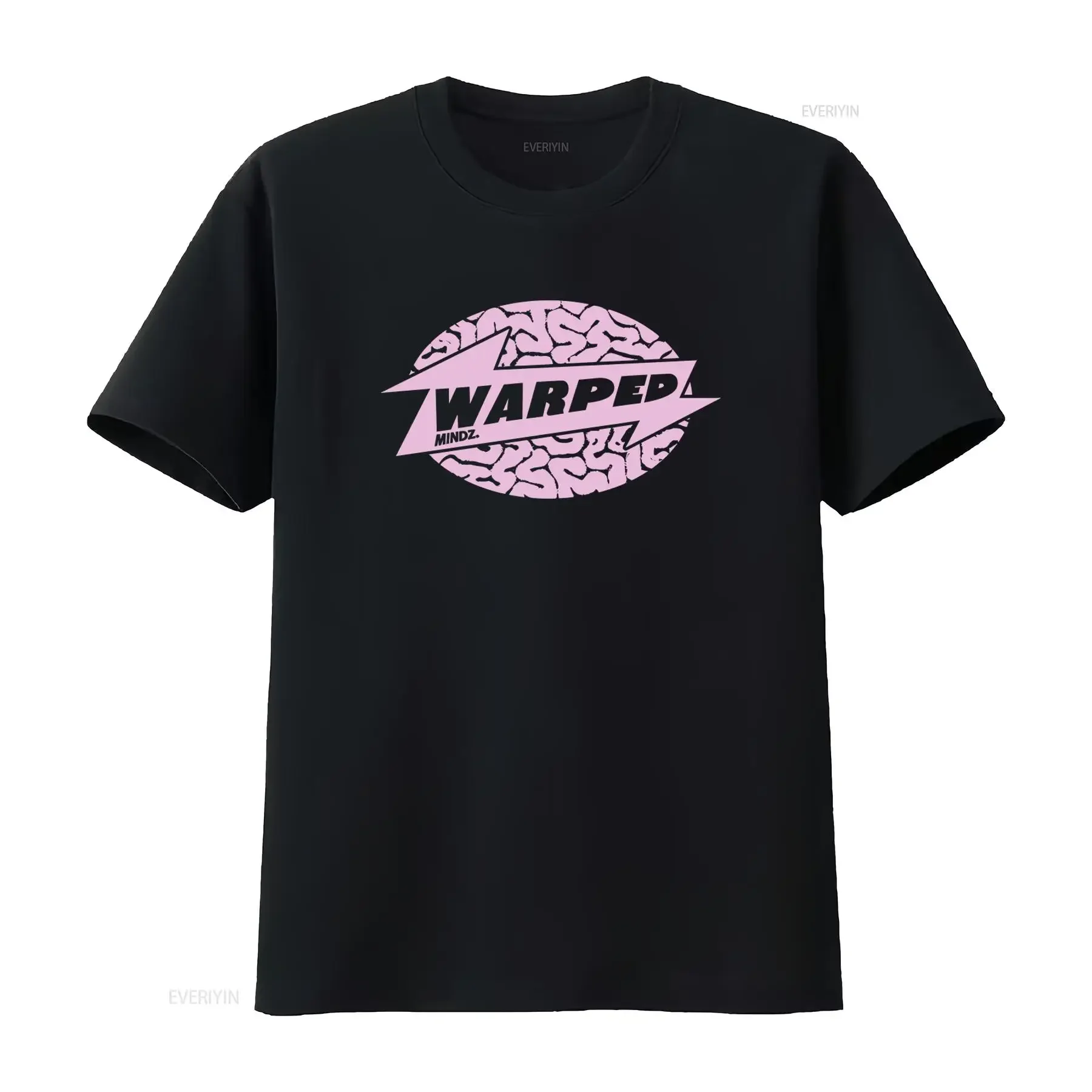 Warped Mindz Stylish T Shirt with Warp Records House Music Techno Aphex Twin Edm Print vintage Washed graphic Soft homme