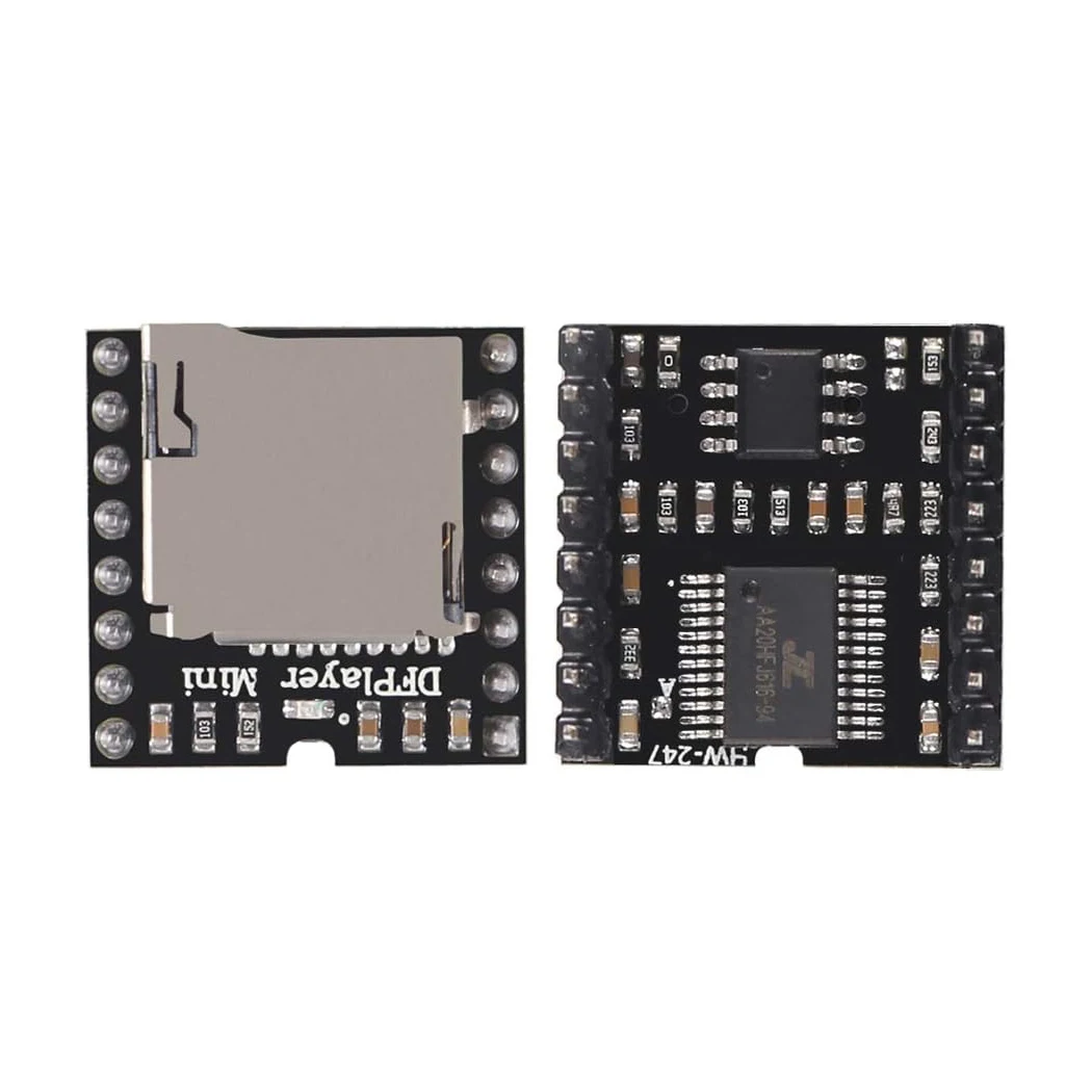 Mini MP3 Player Module TF Card U Disk Mini MP3 DF Player Audio Voice Module IO/Serial Port/AD MP3-TF-16P for Arduino