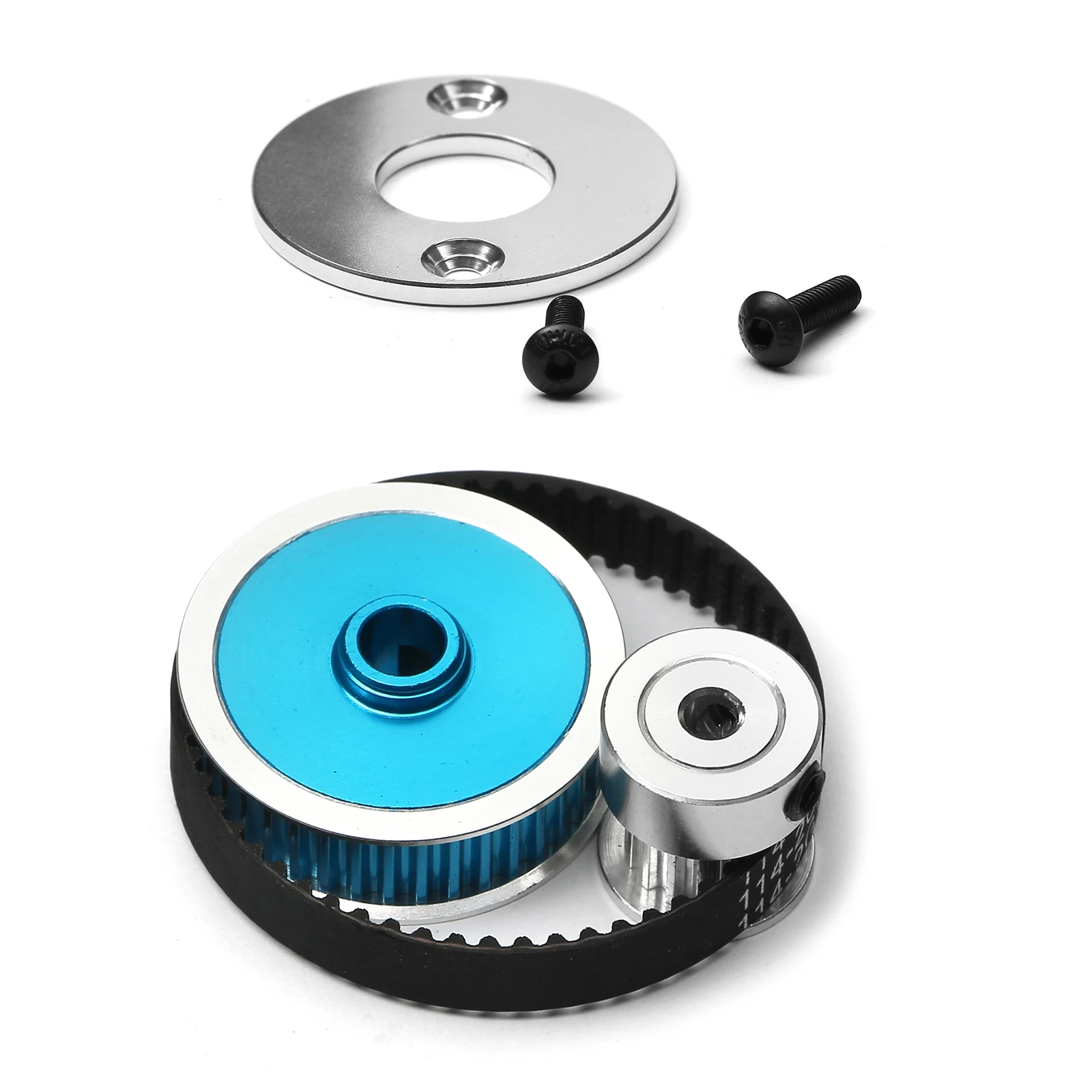 TT02 transmisión por correa de bajo ruido 16T 40T sistema de engranajes de transmisión DIY modificar piezas de mejora para coche Tamiya TT02 TT-02 1/10 RC