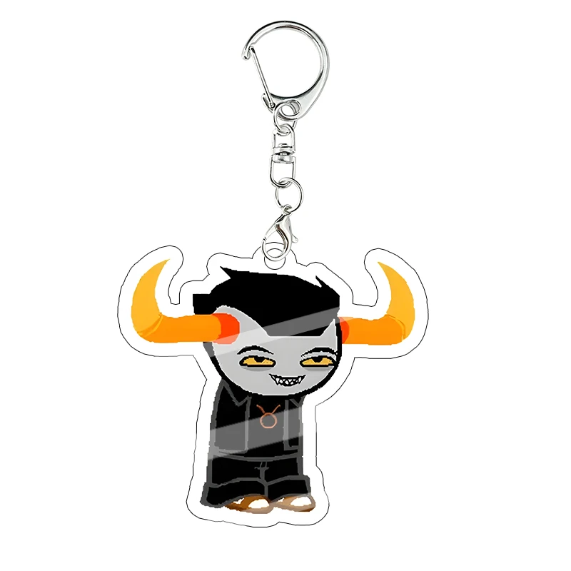 Homestuck AdiosToreador Dave Acryl-Schlüsselanhänger Dekorationszubehör Anhänger Schlüsselanhänger Figuren Mädchen Tasche Geburtstagsgeschenk – Detail 9