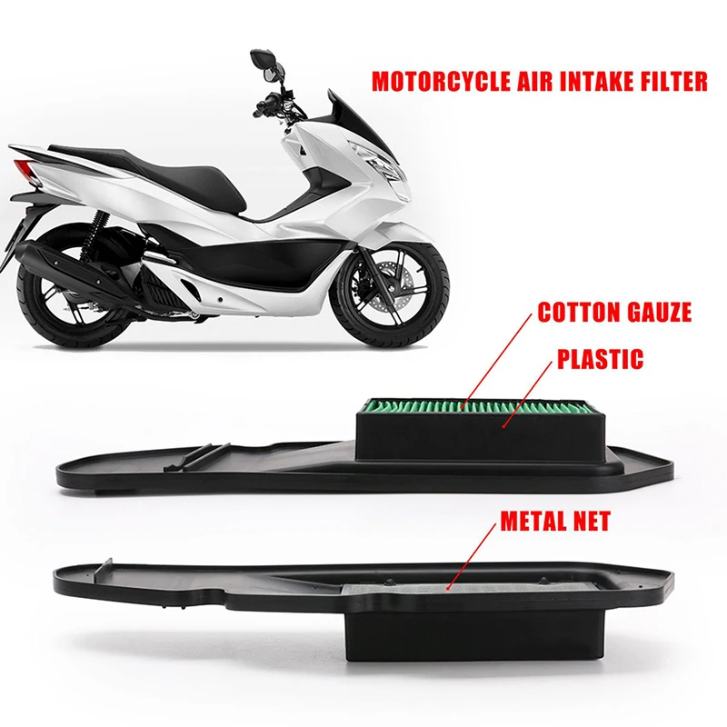  Green Motorcycle Air Intake Filter Air Element Cleaner For PCX150 PCX125 PCX 125 150 X3 2013 2014 2015 Motorcycle Accessories