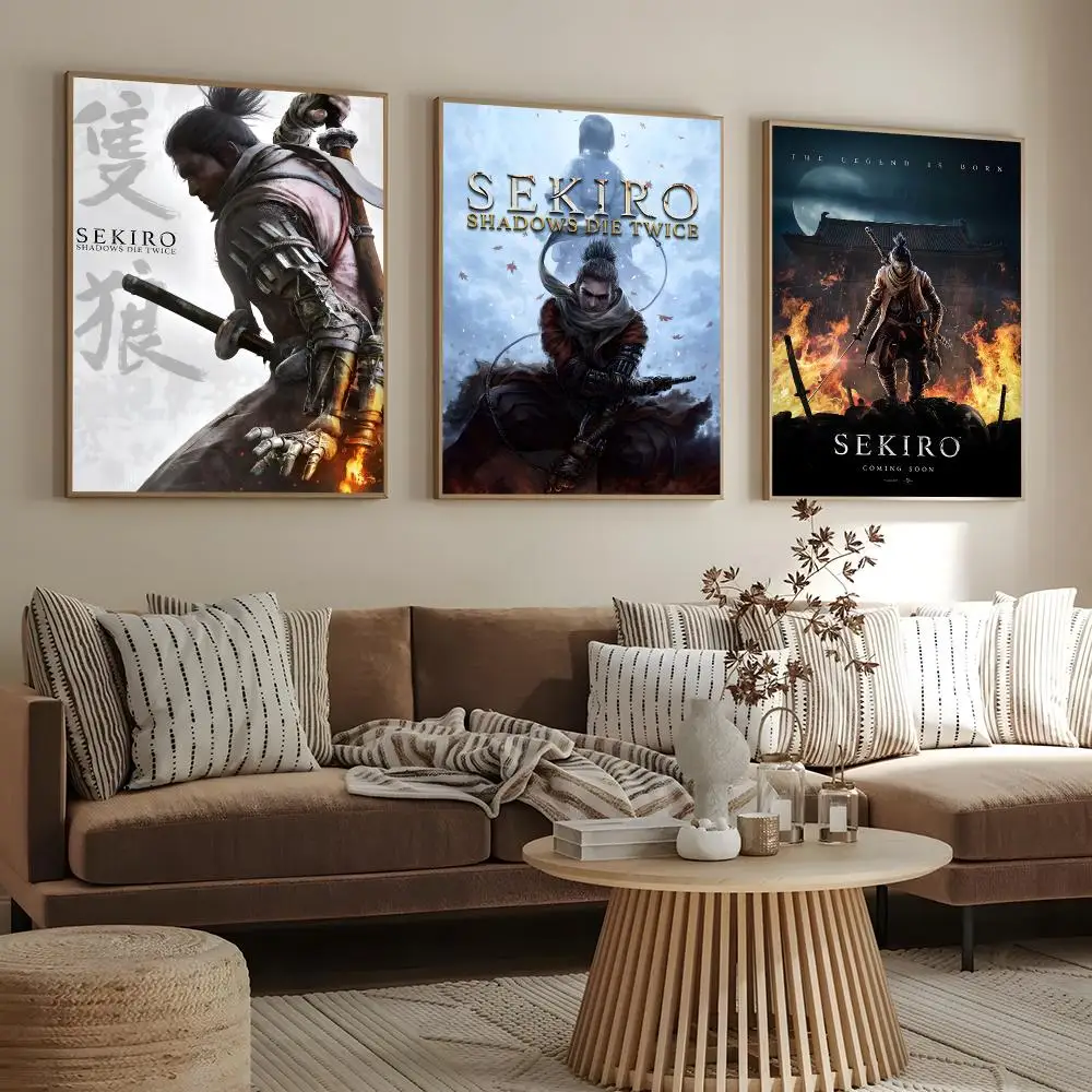 Game Sekiro: Shadows Die Twice   Print Wall Art Pictures Canvas Painting Living Room Bedroom Home Decor Poster