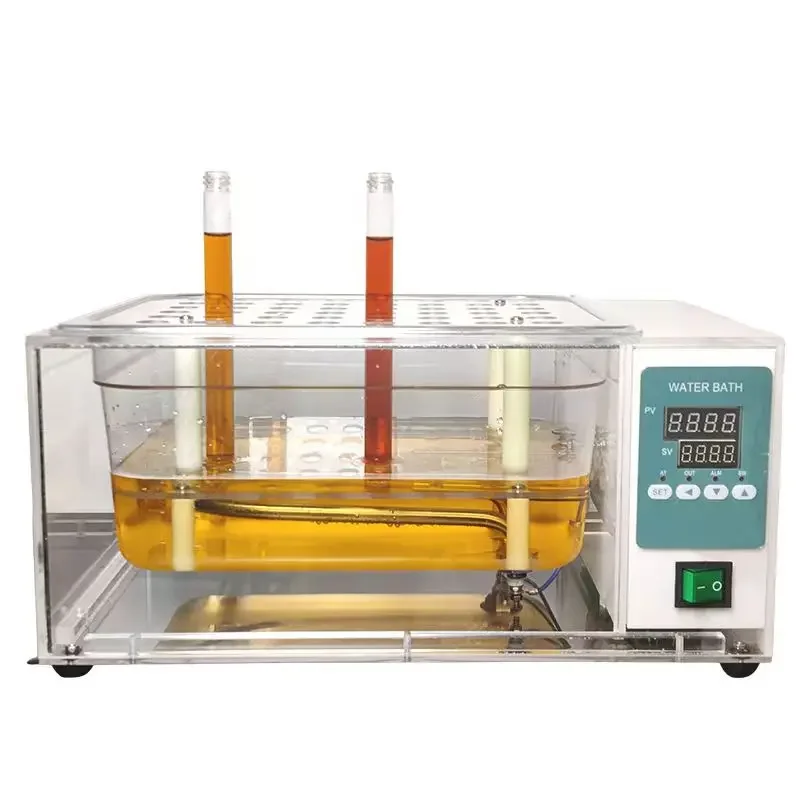 Digital Transparent Acrylic Water Bath, Visual Electric Constant‑Temperature Lab Heating Bath for Test Tubes