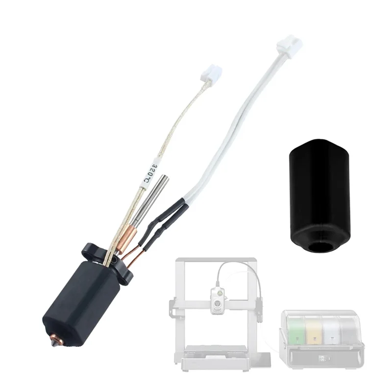 AP-For Creality Hi Combo Verbeterde hotend-kit Alles-in-één mondstuk van gehard staal Bestand tegen hoge temperaturen en snel afdrukken