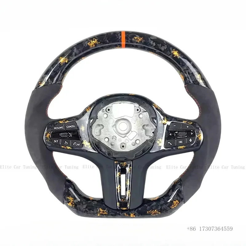 

Suitable for BMW G01 G02 G05 G06 G07 G08 G18 G20 G21 G22 G24 G30 G38 M5 M6 M3 M4 Custom Carbon Fiber Steering Wheel